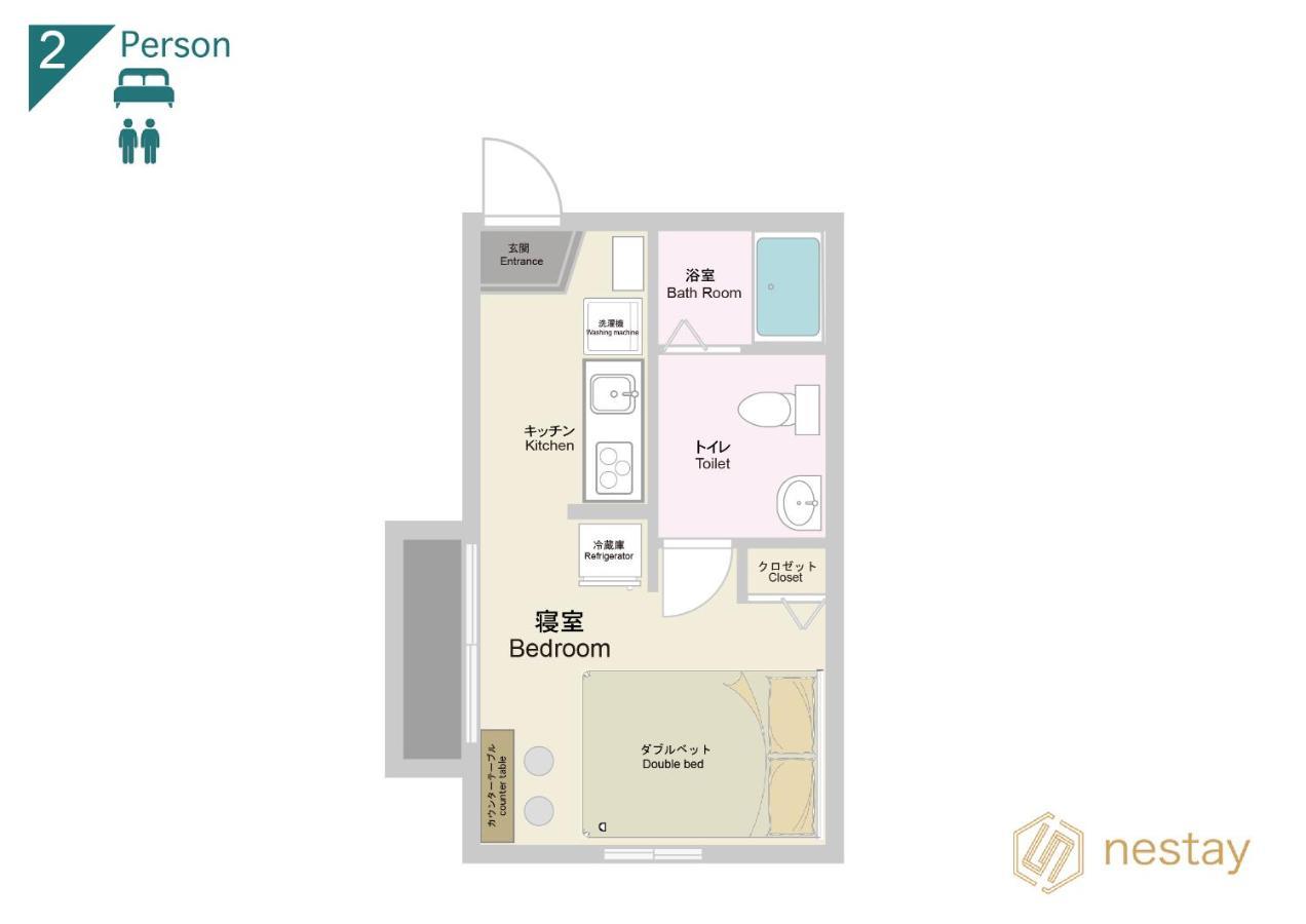 Nestay Apartment Tokyo Waseda Exterior foto